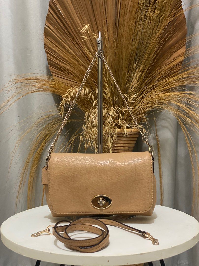 Coach leather sling bag