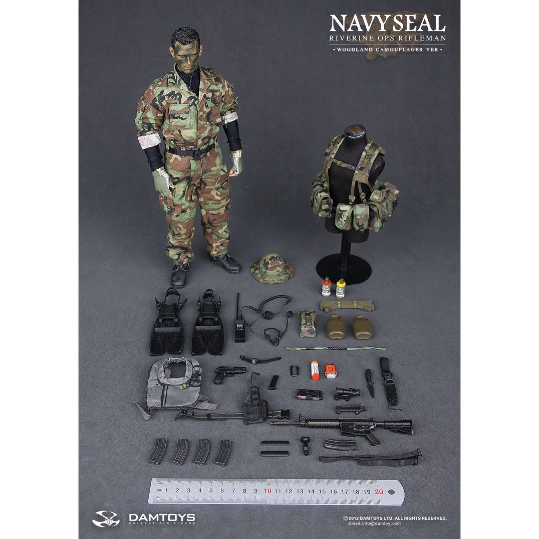 1/6 信じ フィギュア ２体セット NAVYSEAL RIVERINE
