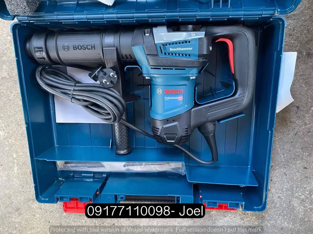 Demolition Hammer (Category: Construction Tools & Equipment) located in Manila. Submitted by joeyroque09 (Listing ID 1309922602, Image 1). Description: Demolition Hammer Specs: Bosch GSH 5 .