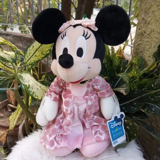DISNEY Minnie Mouse Floral Dress Big Plush Toy
