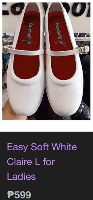 Easy soft white shoes shop