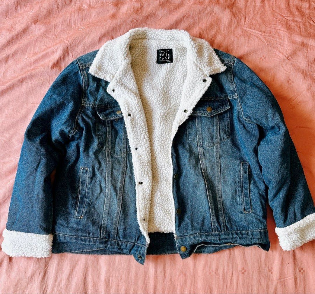 Women's wool denim jacket 2025