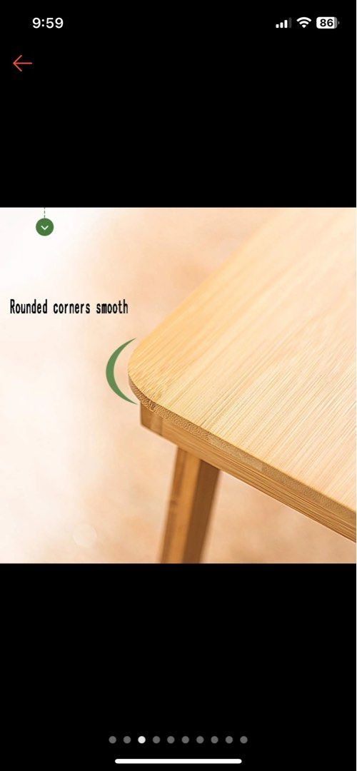 Foldable Table (Category: Tables & Sets) located in Singapore. Submitted by ethelnol (Listing ID 1310048250, Image 2). Description: foldable table, useful when sitting on the floor or even on the bed slight nego for fast deal and self pick-up.