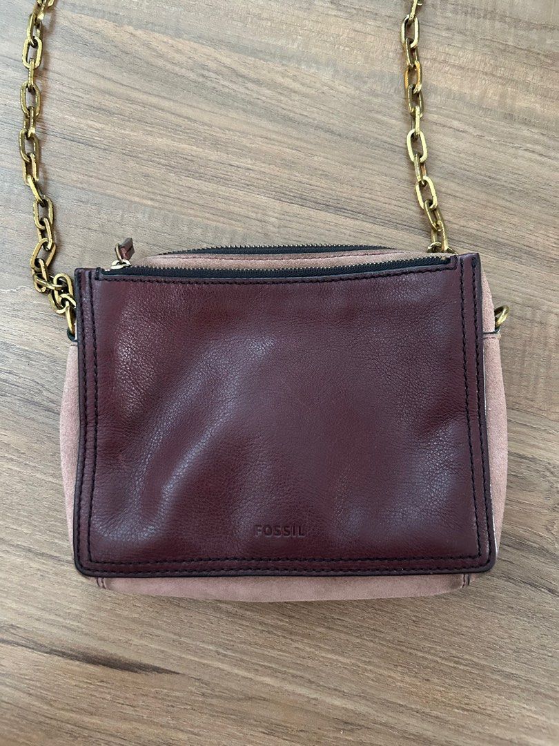 Fossil campbell sling bag top