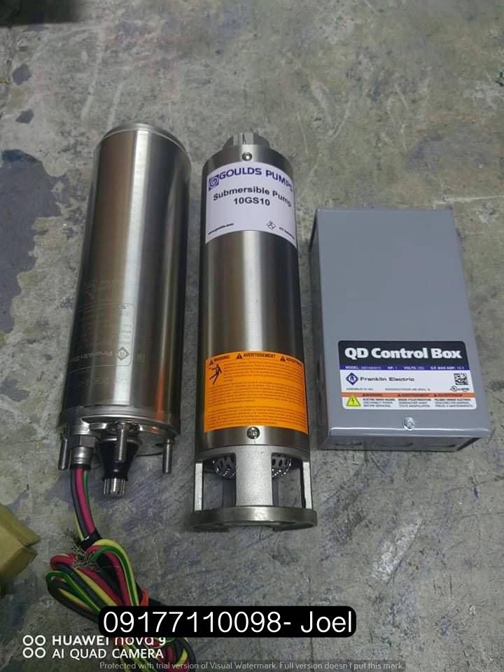 Franklin Motor w/ Goulds Pump (Category: Construction Tools & Equipment) located in Manila. Submitted by joeyroque09 (Listing ID 1309921828, Image 1). Description: Franklin Motor w/ Goulds Pump Specs: with control box Model: 10GS10 .