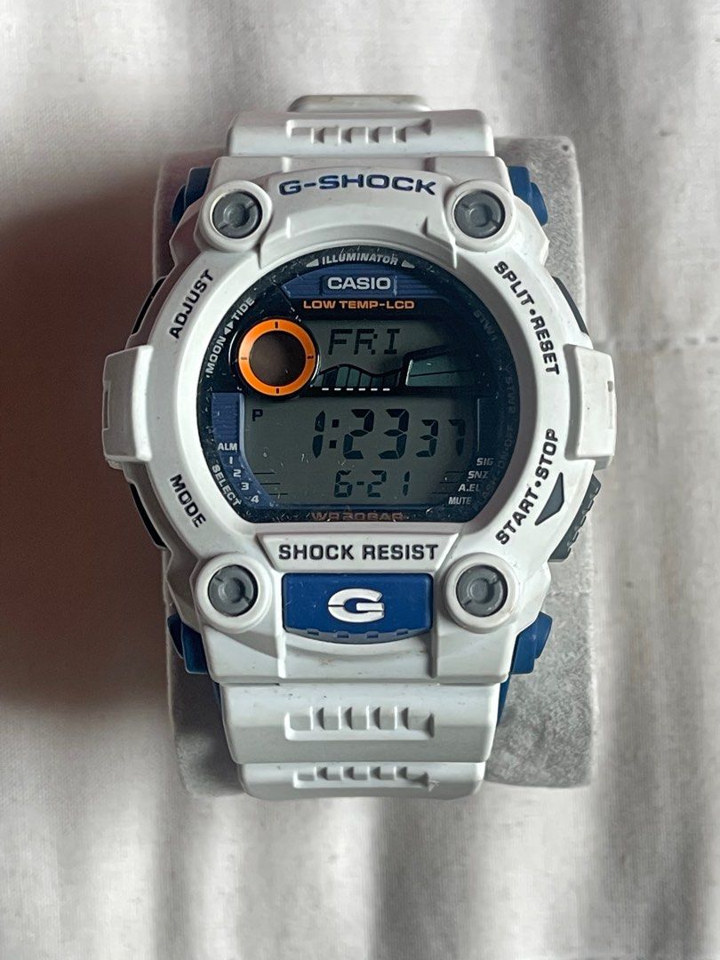 G shock mat moto putih hot sale