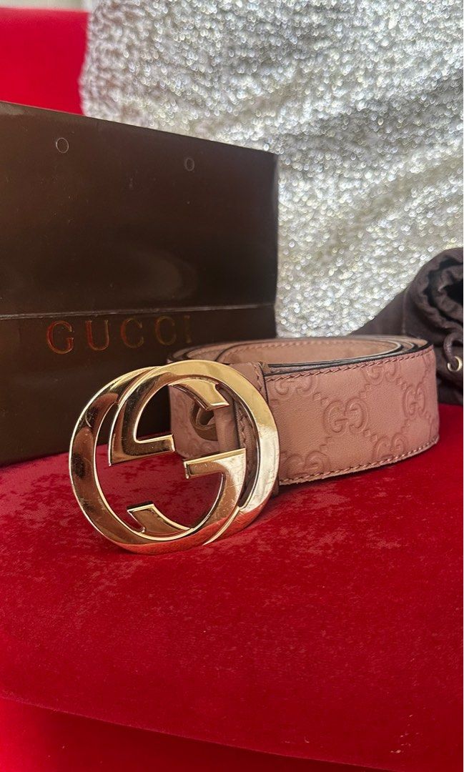 Authentic Gucci Belt Nude size 75 30