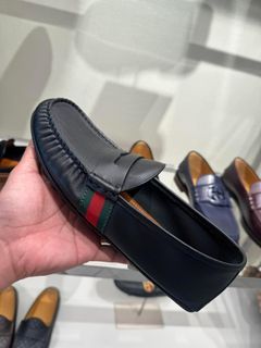 Gucci Suede & Leather Loafer