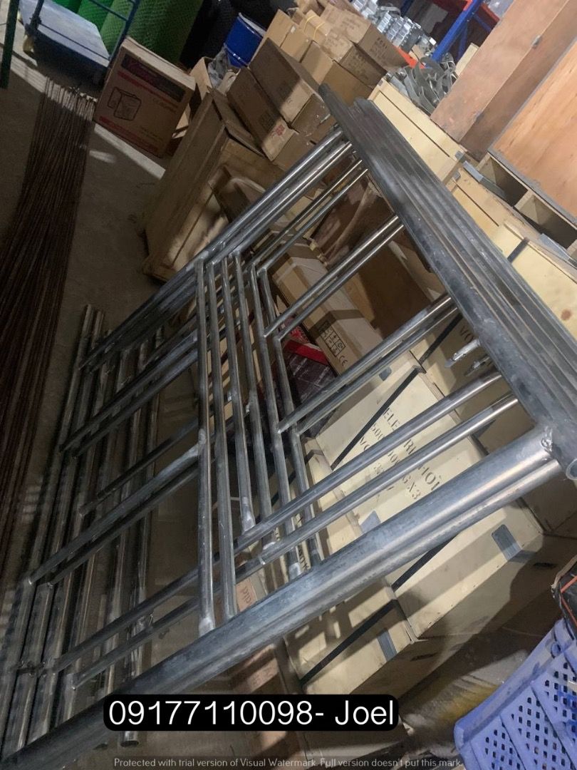 H frame Scaffolding set (Category: Construction & Building Materials) located in Manila. Submitted by joeyroque09 (Listing ID 1309912946, Image 2). Description: H frame Scaffolding set Specs: 1.2x1.7 .