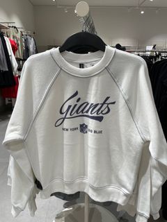 H&M NFL New York Giants White Sweater