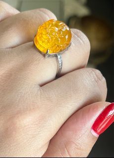 🔥HOT SALE 🔥To Absorb fortune, Natural Amber Pixui Ring