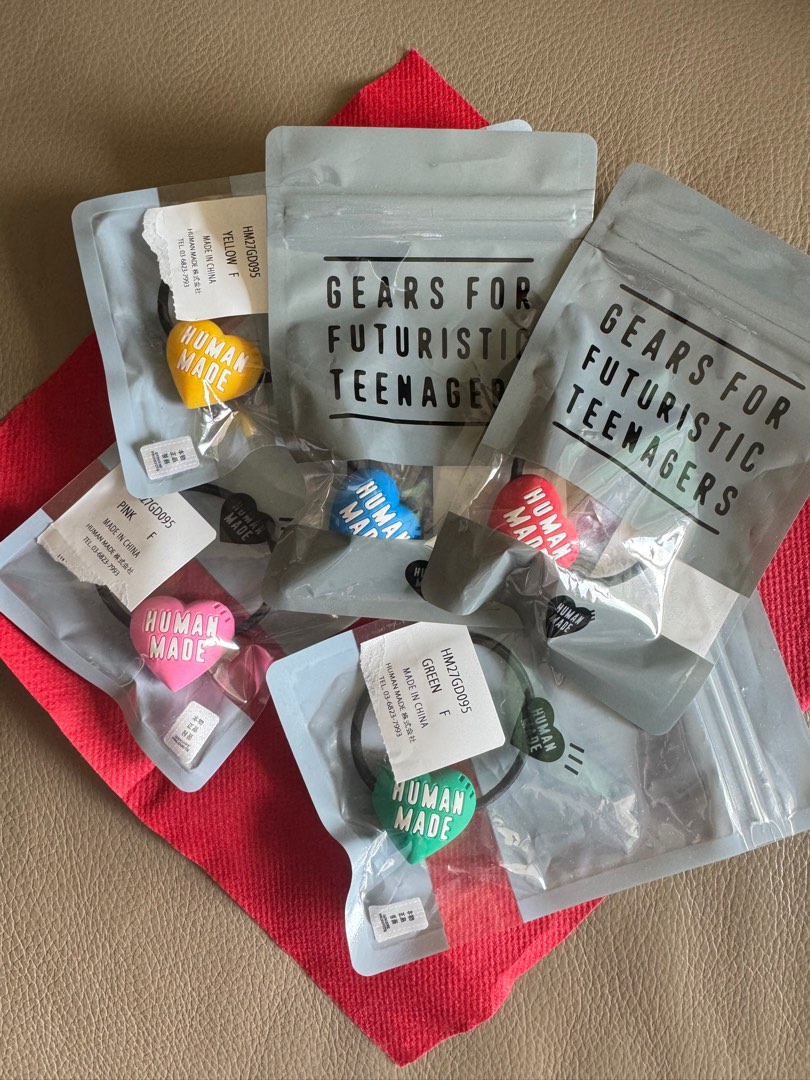 Human Made HEART rubber band human made髮圈, 女裝, 飾物及