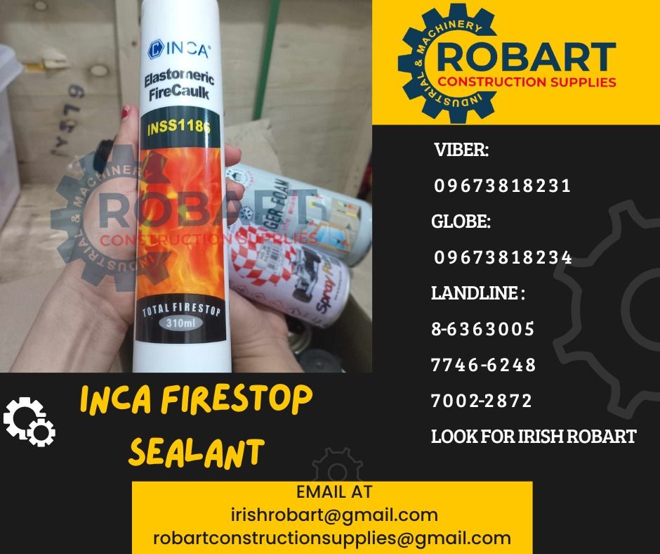 inca firestop sealant, Commercial & Industrial, Construction Tools ...