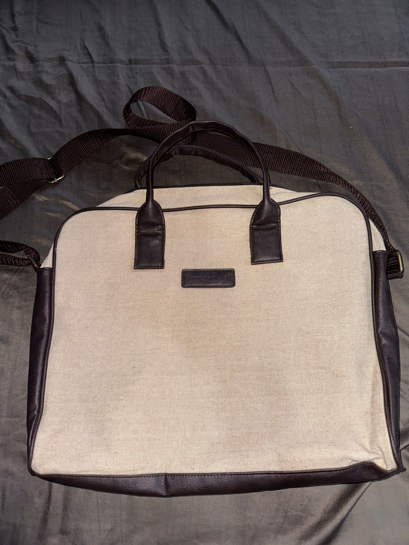John Varvatos Canvas Crossbody Messenger Travel Bag Luxury Bags Wallets on Carousell