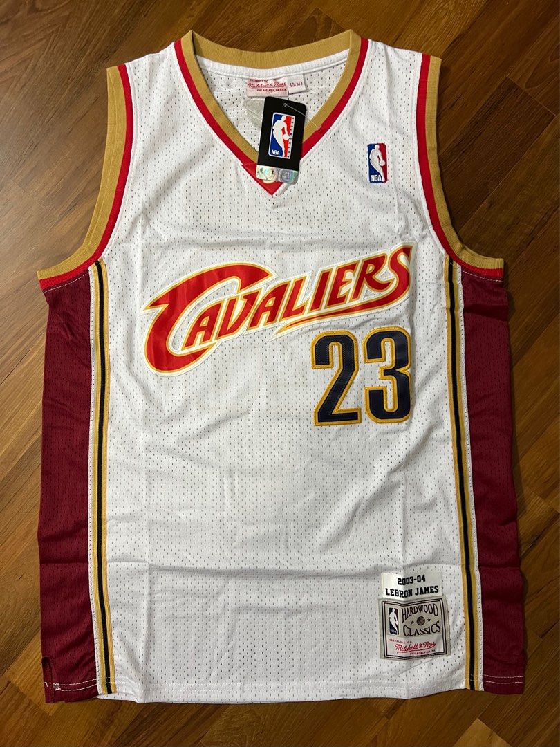 Free Shipping Lebron James Cleveland Cavaliers White 23 Retro embroidery Men s Fashion Activewear on Carousell