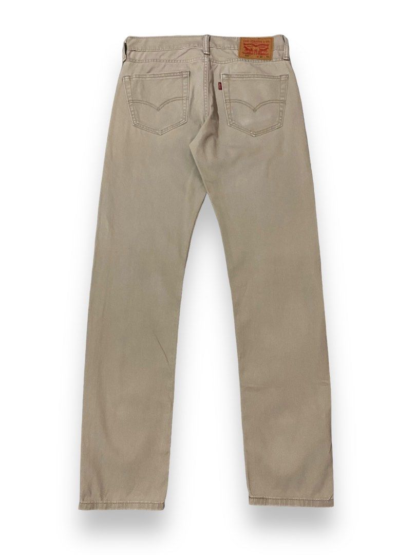 Levis 510 Beige Skinny Fit Men s Fashion Bottoms Jeans on Carousell
