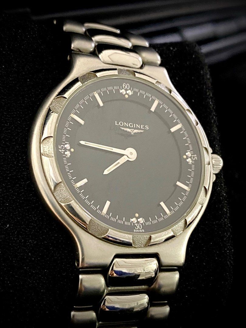 Longines Conquest Analog Digital Watch Preloved (Category: Luxury Watches) located in Manila. Submitted by watchmechanic (Listing ID 1309974571, Image 1). Description: Longines Conquest Analog Digital Watch Preloved Quartz Movement All Stainless Steel Swiss Made Water Resistant Analog - Digital Watch Floating Longines Logo Negotiable PM for more inquiries.