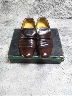 Madras Brown Leather Oxford Shoes