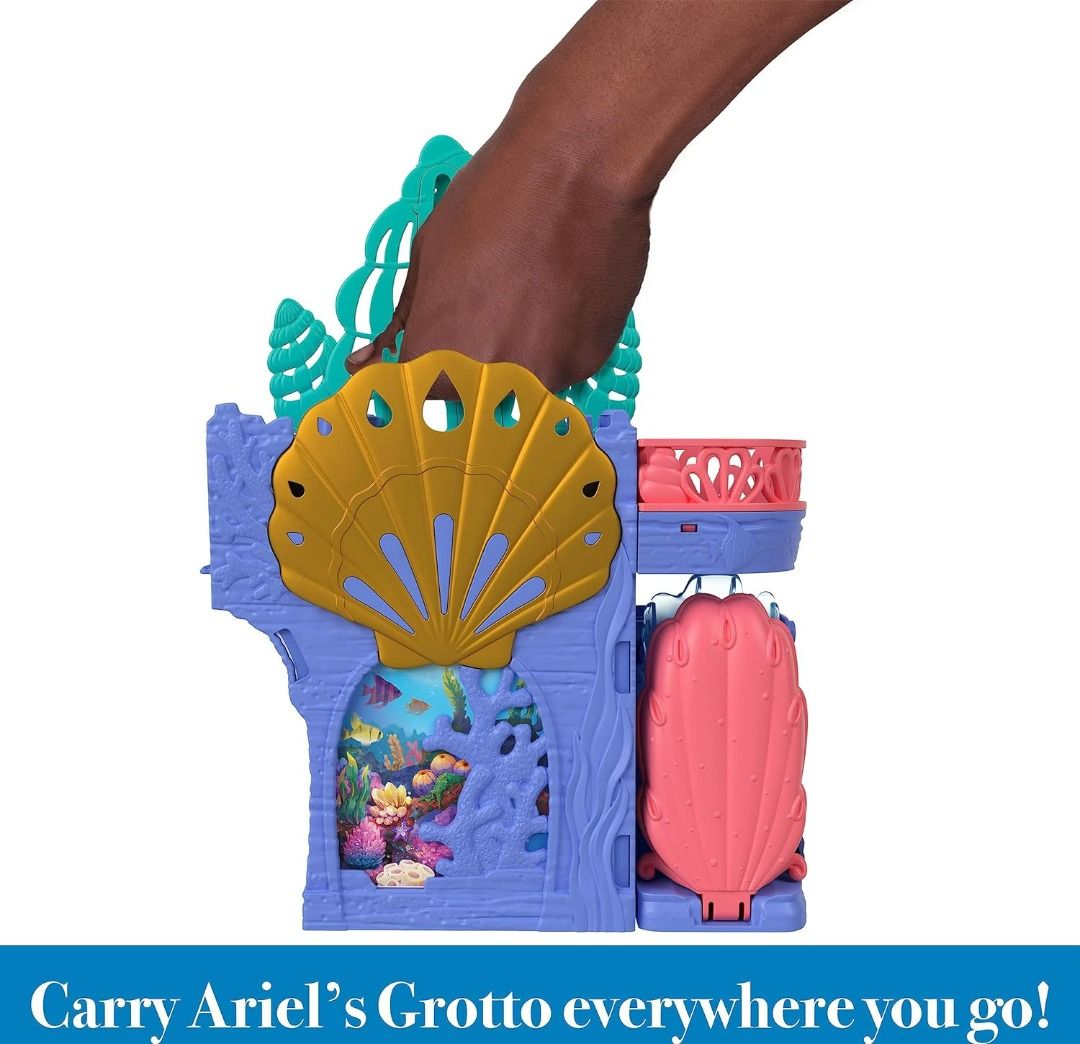 Mattel Disney the Little Mermaid Storytime Stackers Ariel's Grotto ...