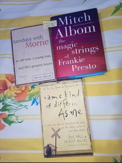 MITCH ALBOM+1 FREE BOOK BUNDLE BOOKS