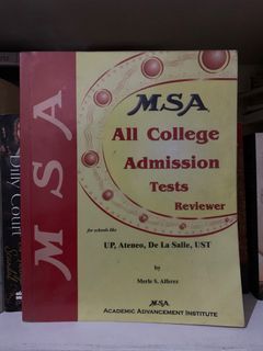 MSA All College Admission Tests