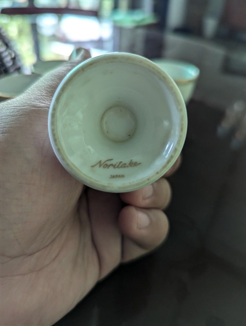 Noritake egg cups (Category: Dinnerware & Cutlery) located in Midsayap. Submitted by Pandabearstore (Listing ID 1309909037, Image 2). Description: Gold intact. Good condition.