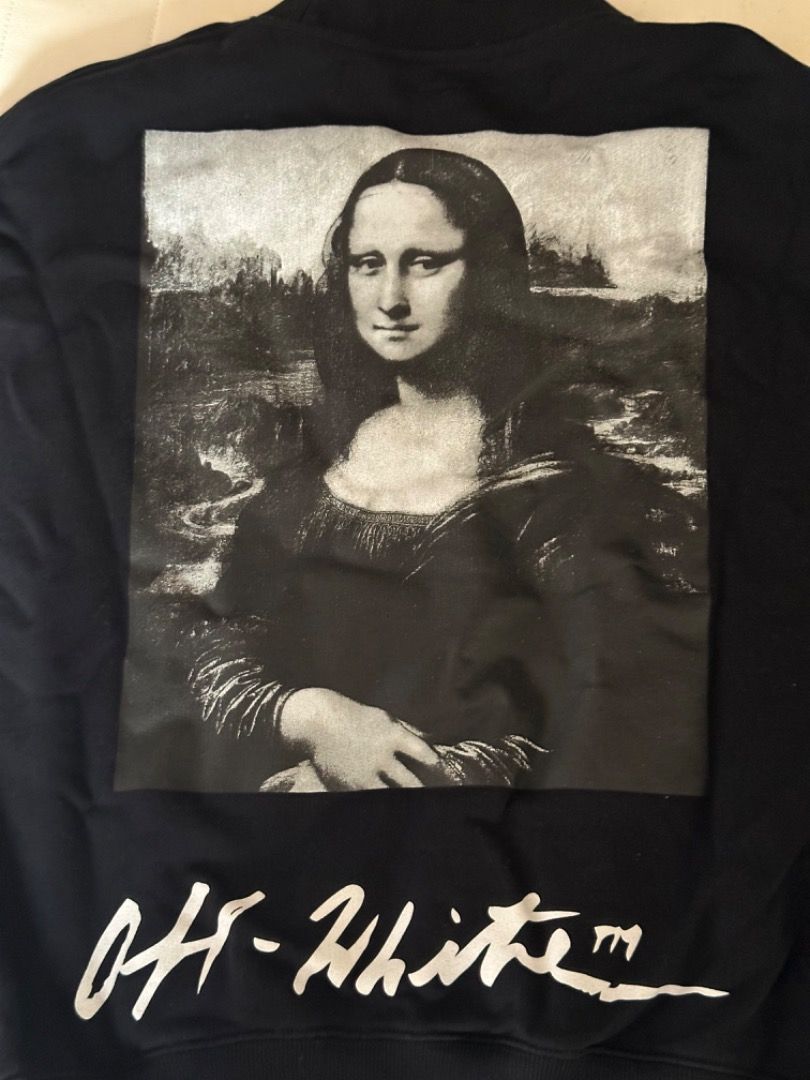 Mona lisa sweatshirt off white clearance