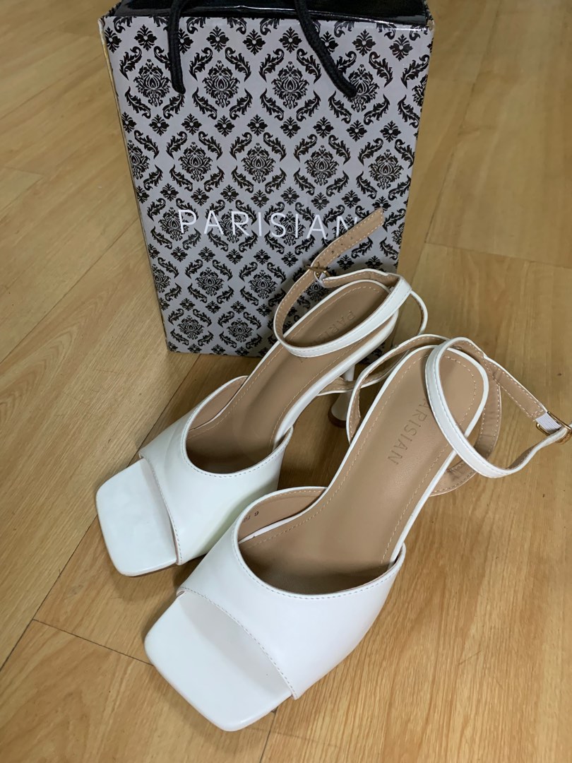 Parisian White Heels