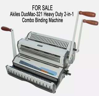 PRINTING MACHINE Akiles DuoMac-321 Heavy Duty 2-in-1 Combo Binding Machine