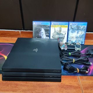 PS4 Pro 1tb With Games Good Condition