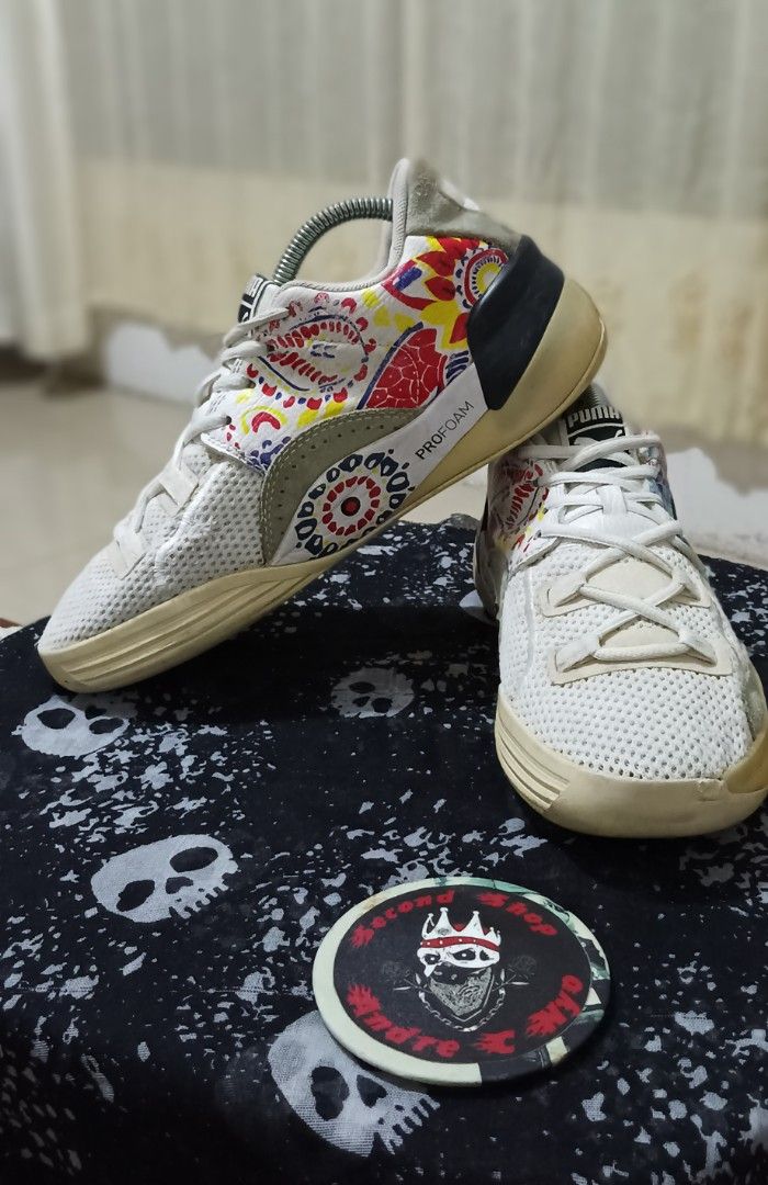 PUMA clyde hard wood kuzma low sz 40 5 26cm