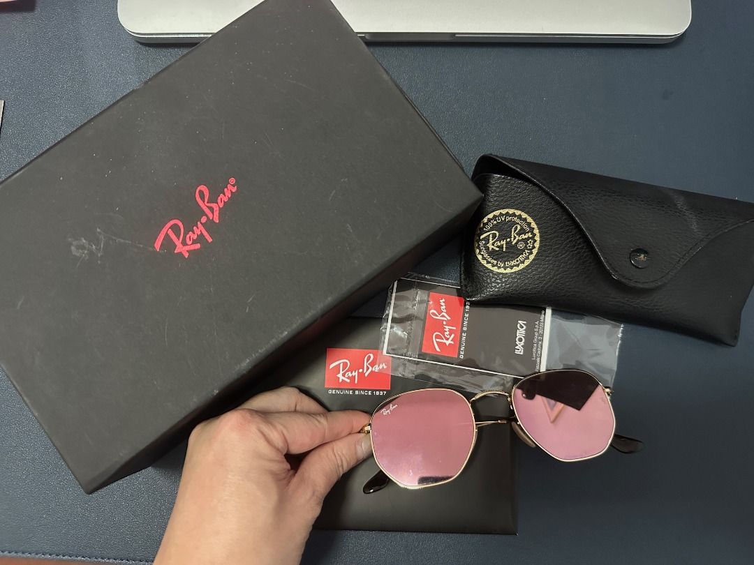Ray ban hexagonal evolve pink outlet