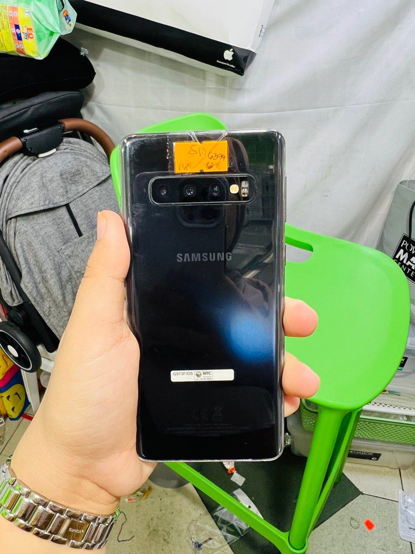 Samsung S10 128gb Dualsim FU (Category: Samsung) located in San Juan City. Submitted by javedsgadgetshop (Listing ID 1309908336, Image 1). Description: OPEN FOR INSTALLMENT VIA CREDIT CARD/GGIVES/SPAY/BILLEASE & SWAP/TRADE-IN! WE BUY AND SELL ( ANYKINDS OF UNIT BINIBILI PO NAMIN)! PTPA : Padelete po f bawal Read ❗️Onhand ‼️ Samsung S10 •128gb •NTC Variant •Good batt health •Factory Unlock •95% Smoothness •No hidden issue | No Repaired •100% Authe