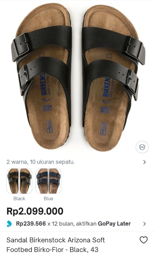 Ukuran sandal birkenstock discount