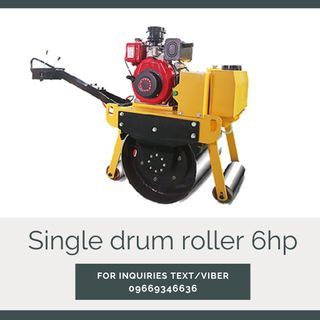Single drum roller 6hp