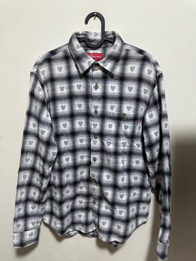 Supreme hearts flannel top