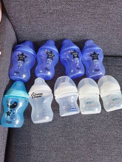 💯Tommee Tippee, Philips Avent & Chicco Bottlefeeding_ (9Pcs)