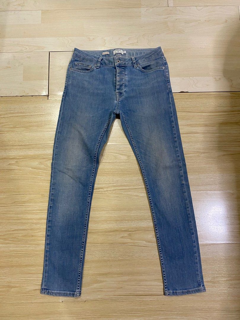 Topman Faded Jeans (Category: Jeans) located in Manila. Submitted by pre.luved.items (Listing ID 1309960681, Image 1). Description: Excellent condition - Authentic RFS: Decluttering Prices are negotiable.