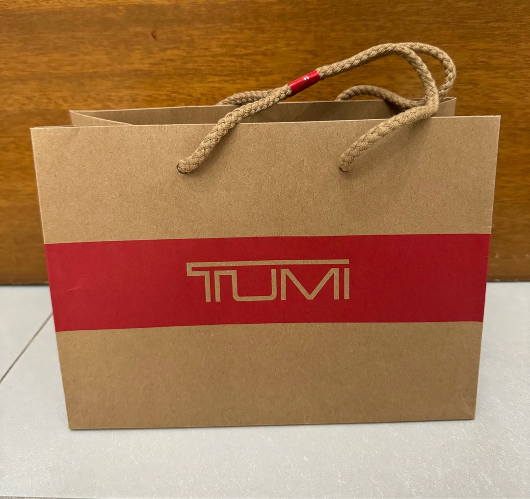 Tumi paper bag, Everything Else, Others on Carousell
