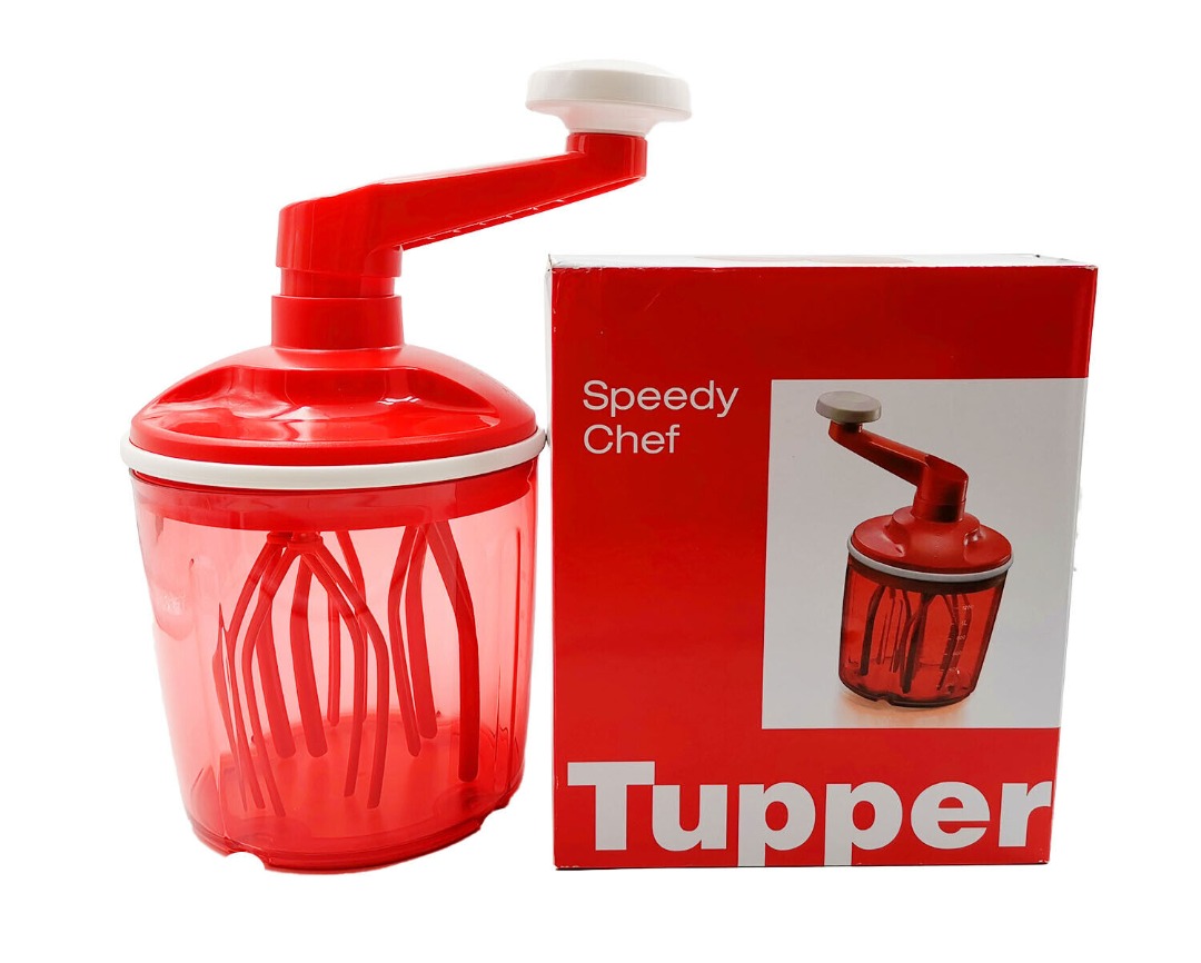 Tupperware Speedy Chef Red Manual Beaters, TV & Home Appliances ...