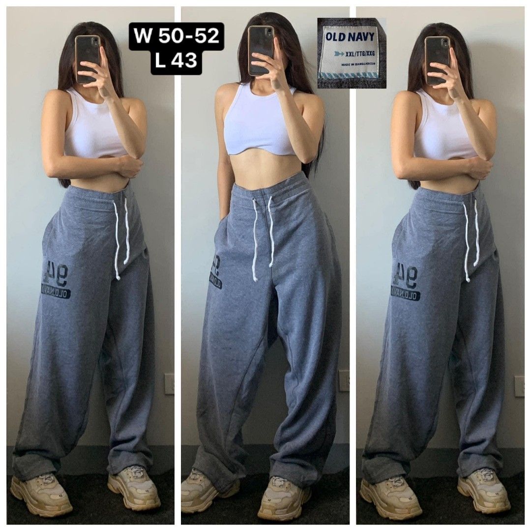 UNISEX XXXL PLUS SIZE OLD NAVY SWEATPANTS Women s Fashion Bottoms Other Bottoms on Carousell