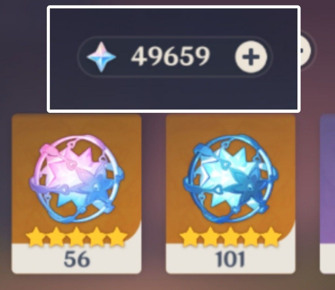 Unrolled / Reroll Genshin Impact Primo Pull Wish Account (Category: Others) located in Manila. Submitted by xinsshope (Listing ID 1309979545, Image 1). Description: Pull your Favorite Characters now 🤩 Ar 50 + Asia Server ( Unset Email / Bd ) 46,000 -49,000+ Primogems 40 - 56 Pink Fates 101 Blue Fates Gcash Payment Only 🫰🏻.