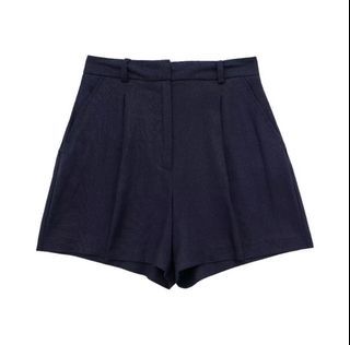 Urban Revivo Linen Blend Shorts
