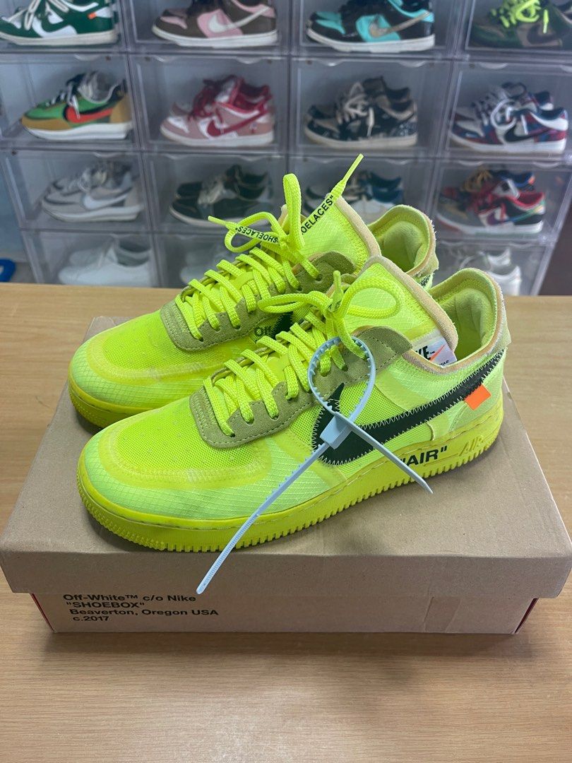 [US8.5] Nike Off White Air Force 1 Volt