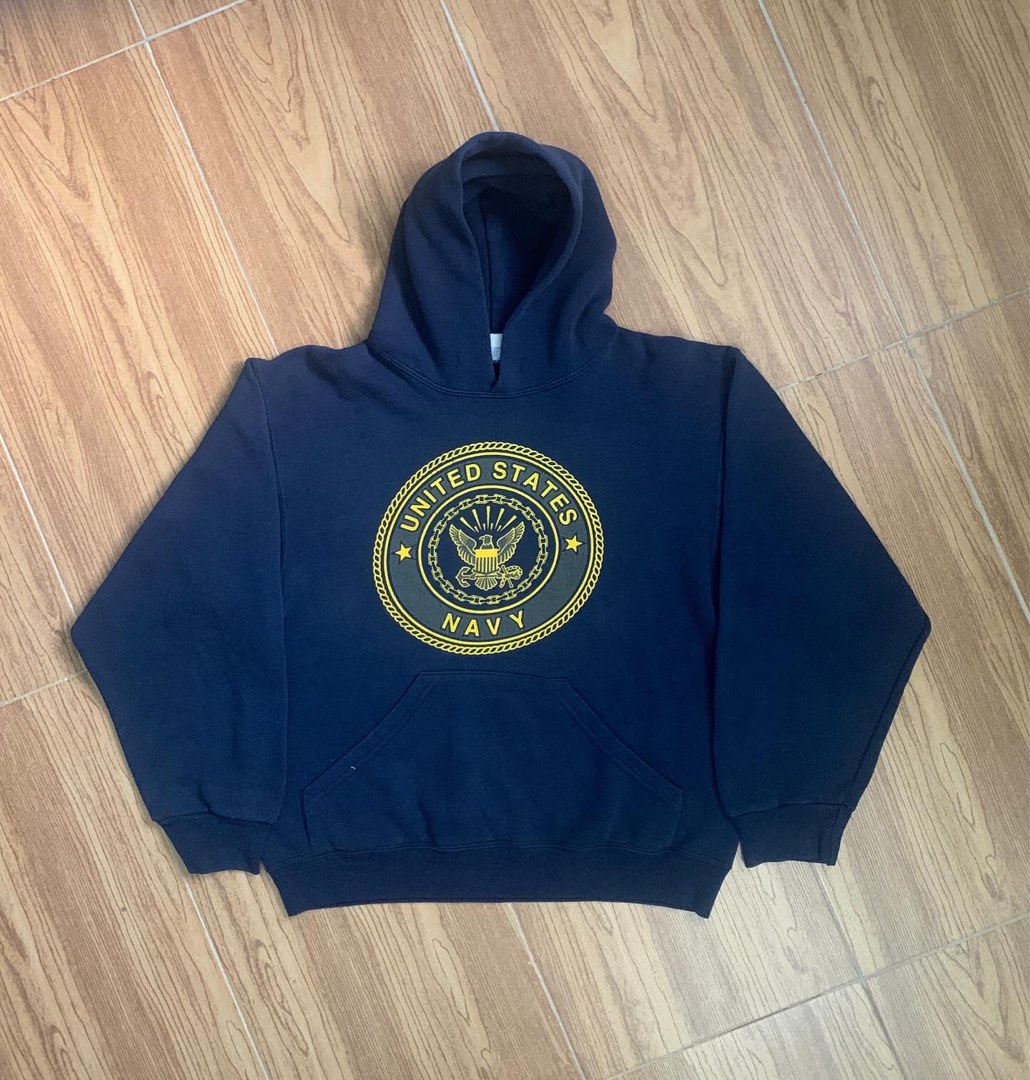 US Navy Hoodie Soffe Vtg Men s Fashion Tops Sets Hoodies on Carousell