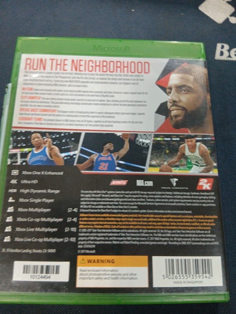 Xbox One Nba 2k18 (Category: Xbox) located in Manila. Submitted by ayinong0453384 (Listing ID 1309913178, Image 2). Description: item is in excellent condition like new mint pm for order.