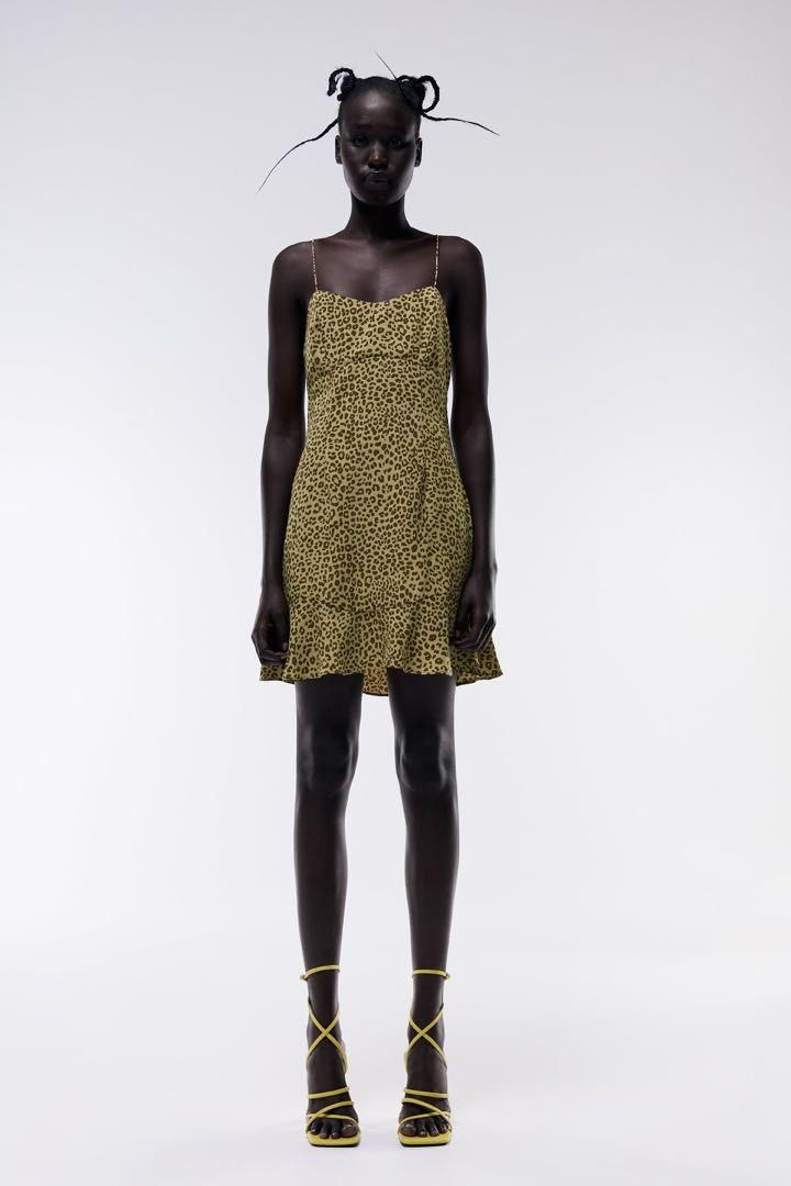 Zara Leopard Print Mini Dress, Women's Fashion, Dresses & Sets, Dresses on  Carousell