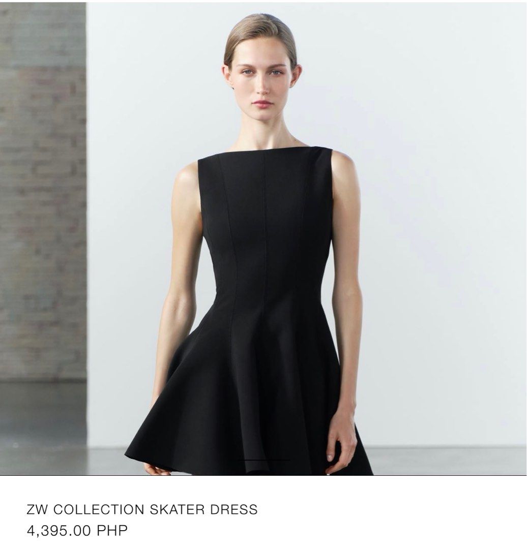 zw collection skater dress ZARA NWT ZW COLLECTION SKATER DRESS LARGE