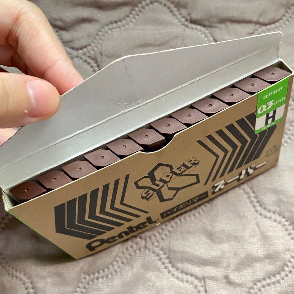 0.3 Pentel Mechanical Pencil Refills (Category: Stationery & School Supplies) located in Quezon City. Submitted by soohthings (Listing ID 1310115218, Image 3). Description: — original from japan — 35 each ; 380 (12pcs) .