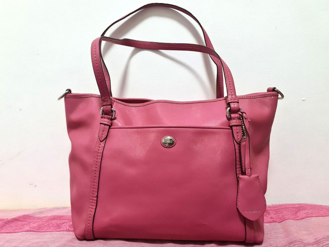 100 Authentic Coach Peyton Pocket Tote Bag Genuine Leather Luxury Bags Wallets on Carousell